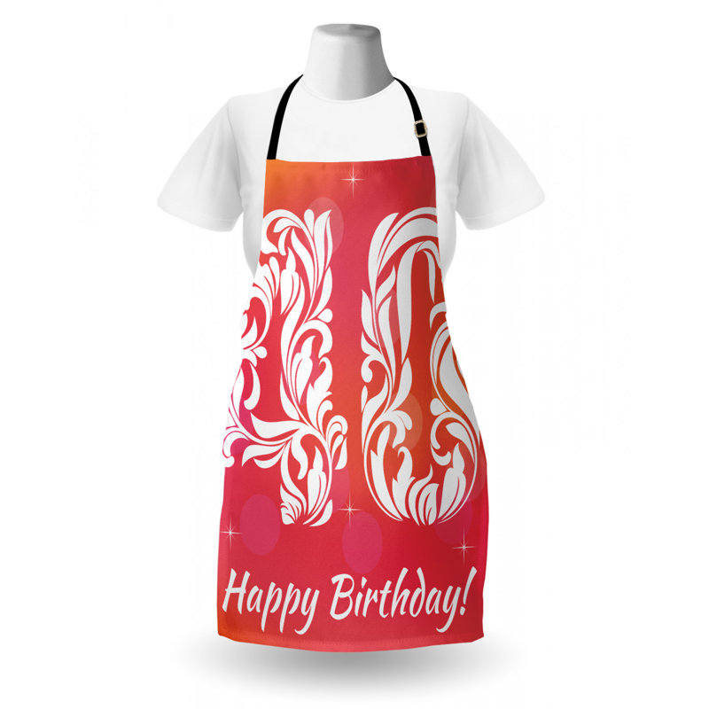 Tablier d’anniversaire 40th