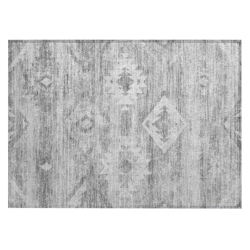 Traven Washable Southwestern Indoor / Outdoor Rug, Rectangle 1'8" x 2'6"