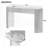 Modern Fluted Design Console Table-478540855