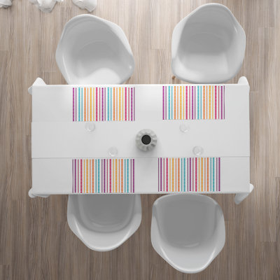 Polyester Polka Dots Rectangle Placemat