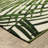 Arjay Layered Tropical Leaves Green/ Ivory Indoor-Outdoor Rug-502985949