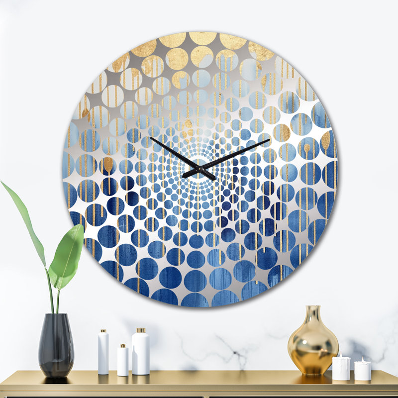 Haygazun - Horloge murale peinture abstraite, Très grand