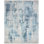 Abstract Area Rug in Blue