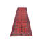Tapis de couloir oriental rétro rouge tribal 3 pi 2 po x 7 pi