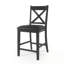 Ensemble de 2 tabourets rembourrés en bois avec dossier en croix-1790366326-1790366327
