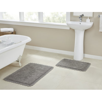 Tapis pour salle de bain en mélange de coton Fromma