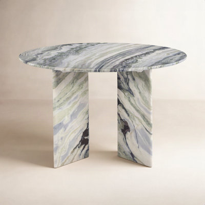 Marjorie Round Marble Dining Table