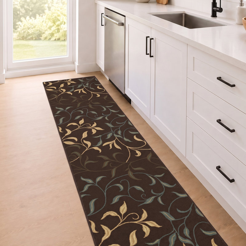 Tapis sur mesure antidérapant à dos en caoutchouc, Tapis de couloir 1 pi 11 po x 19 pi