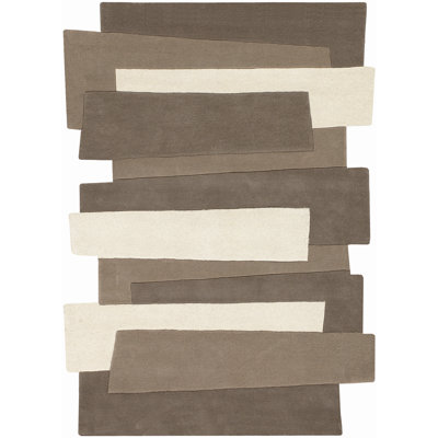Pebbles Geometric Wool Hand Woven 170cm X 240cm Area Rug