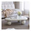 Cloud Coffee Table With 3 Ball Legs Modern Wooden Accent Centre Table Unique Accent Table For Small Spaces For Living Room