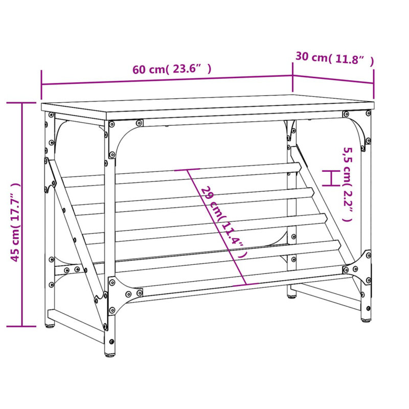 2 Pair Shoe Rack, Black