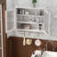 Armoire murale à double porte en verre pour salle de bain, cuisine-1761125630