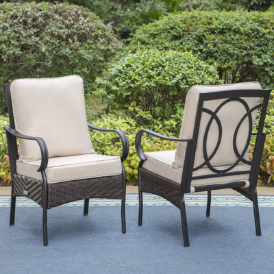 Arnisa Outdoor Dining Armchair with Cushion