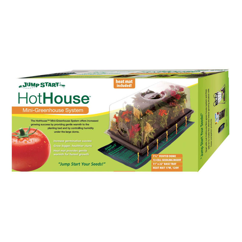Hydrofarm Growing Kit Fruits / Vegetables, 6.80" H x 22.30" W x 11.70" D