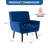 Tufted Upholstered Wide Back Armchair（Set of 2）-412486732