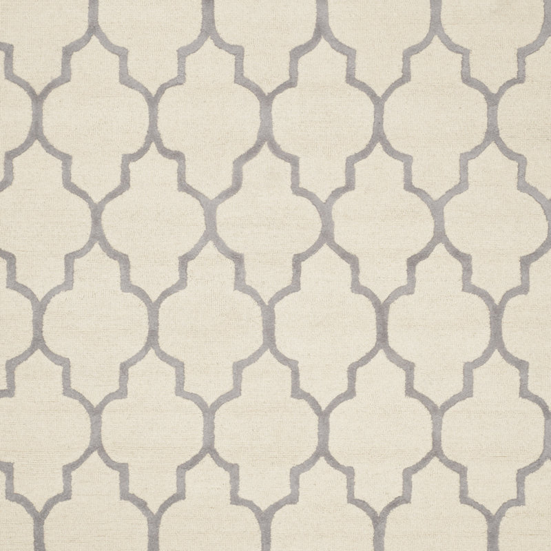 Rotteck Geometric Wool Hand Woven Area Rug, Rectangle 122 x 183 cm