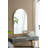  Arched Mirror With Metal Frame, Wall Mirror For Living Room Bedroom Entryway-936781649-936781659