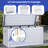 Edrosie Inc 69.6'' W 260 Gallons Water Resistant Resin Lockable Deck Box-101122544