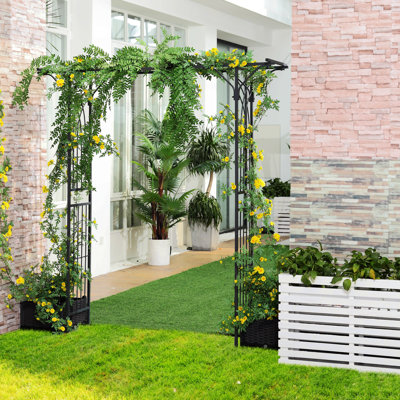 Arche de jardin en métal Outsunny