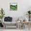 Abstrait vert luxuriant, art mural sur toile flottante par June Erica Vess-779887538-779887543