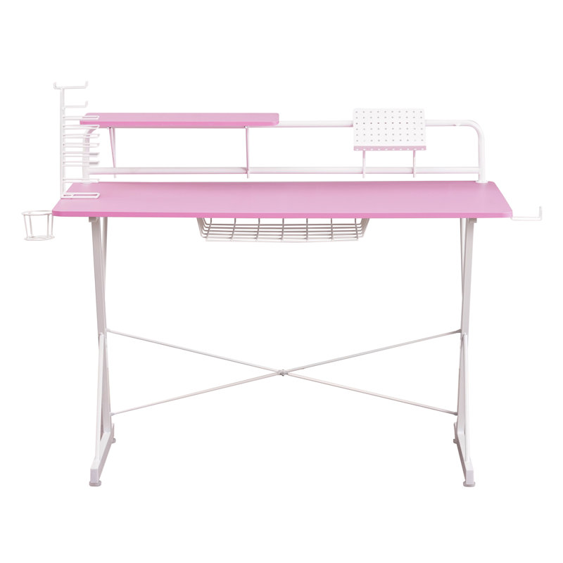 Bureau d'ordinateur avec tablette en carbone
