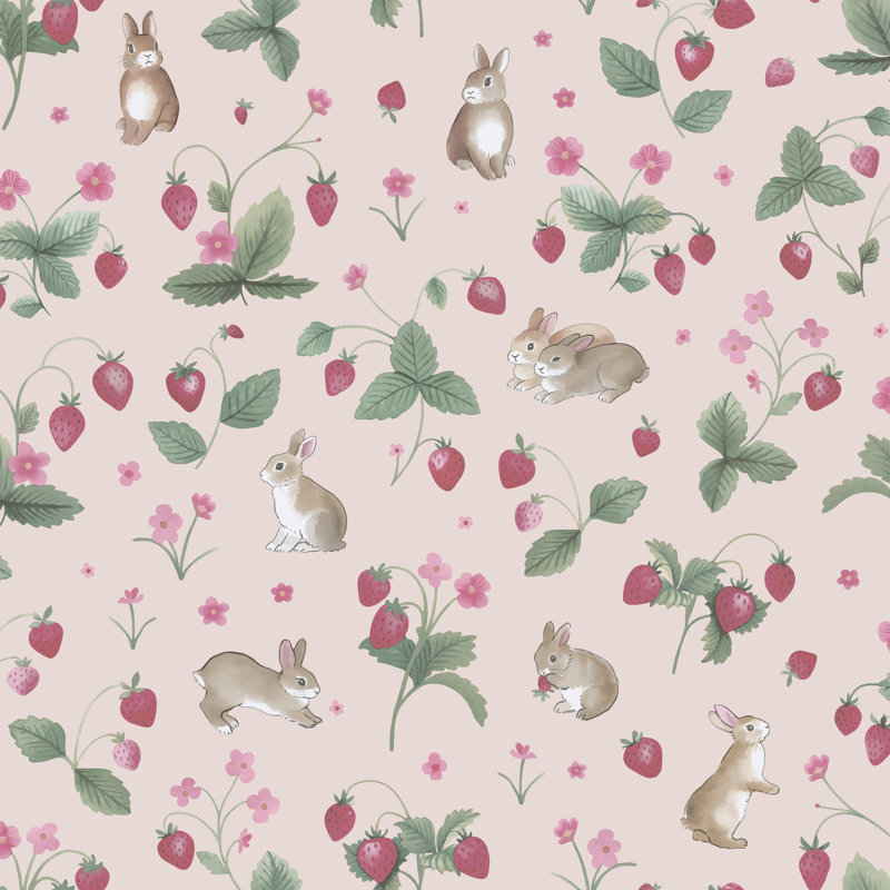 10.05m x 53cm Matte Wallpaper Roll, Pink