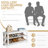 Babb Wood Shelves Storage Bench-389863036