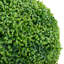 Faux Boxwood Plant in Plastic Pot-1548992521