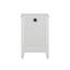 Table de chevet 3 tiroirs blanche avec station de charge et ports USB et prises de courant