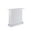 Table de bar cerf-volant blanc brillant