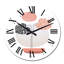 «Tropical Monstera Leaf One Line Art», horloge murale moderne-1739683279