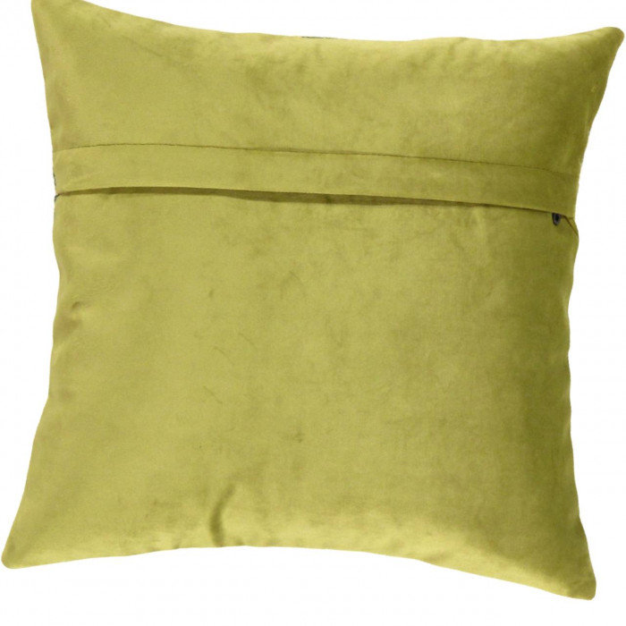 Coussin décoratif en velours Pasargad 16 po x 16 po