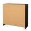 Commode 3 tiroirs Studio, noire