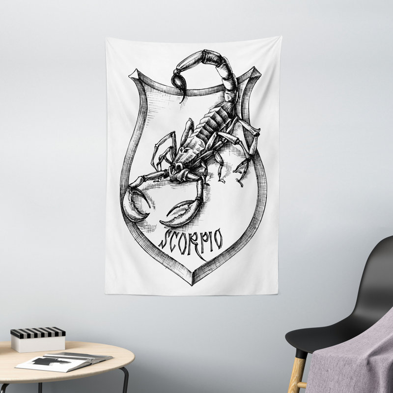Tapisserie d'astrologie en polyester, H 60 po x l 40 po