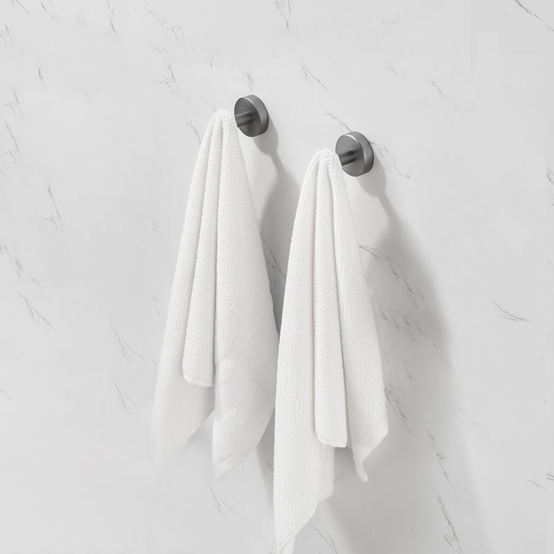 Crochet de fixation pour peignoir, gris