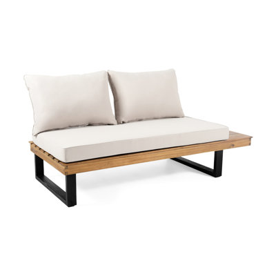 2 places à droite en bois beige - 64,28 po X P 31,44 po x H 29,39 po Poids Profondeur, largeur, hauteur, masse