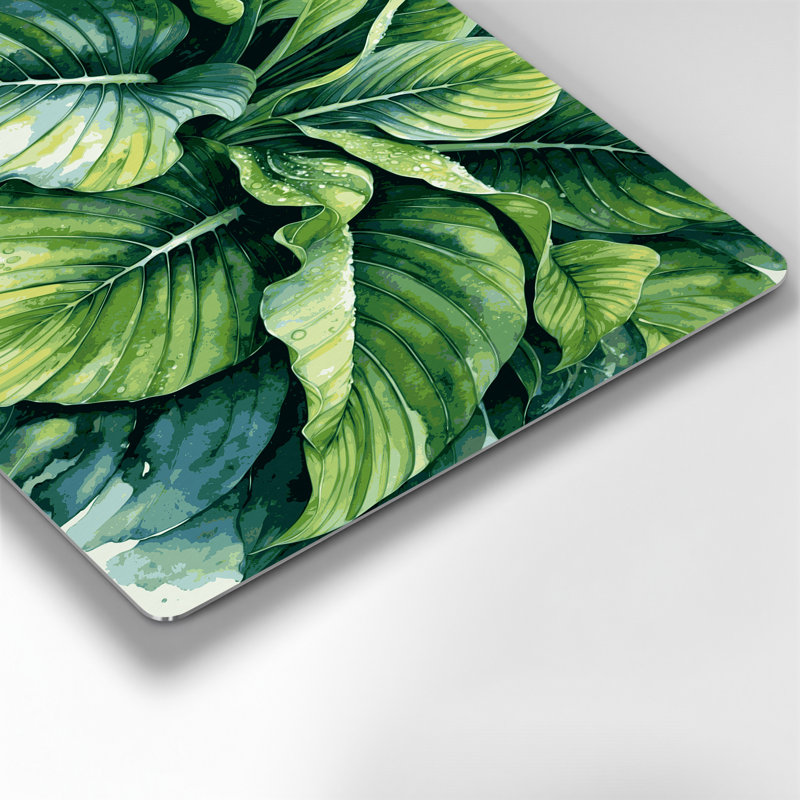 Art mural en métal Botanical Colocasia