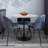 Pulteney Round Metal Base Dining Table