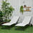Chaise Lounge Outdoor, 2 Piece Lounge Chair with Wheels, Tanning Chair with 5 Adjustable Positions, Yard, Pool, Cream White