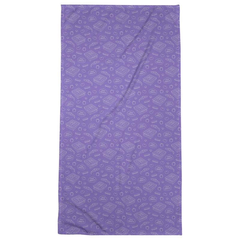 Katelyn Elizabeth Cotton Blend Bath Towel, Light Purple