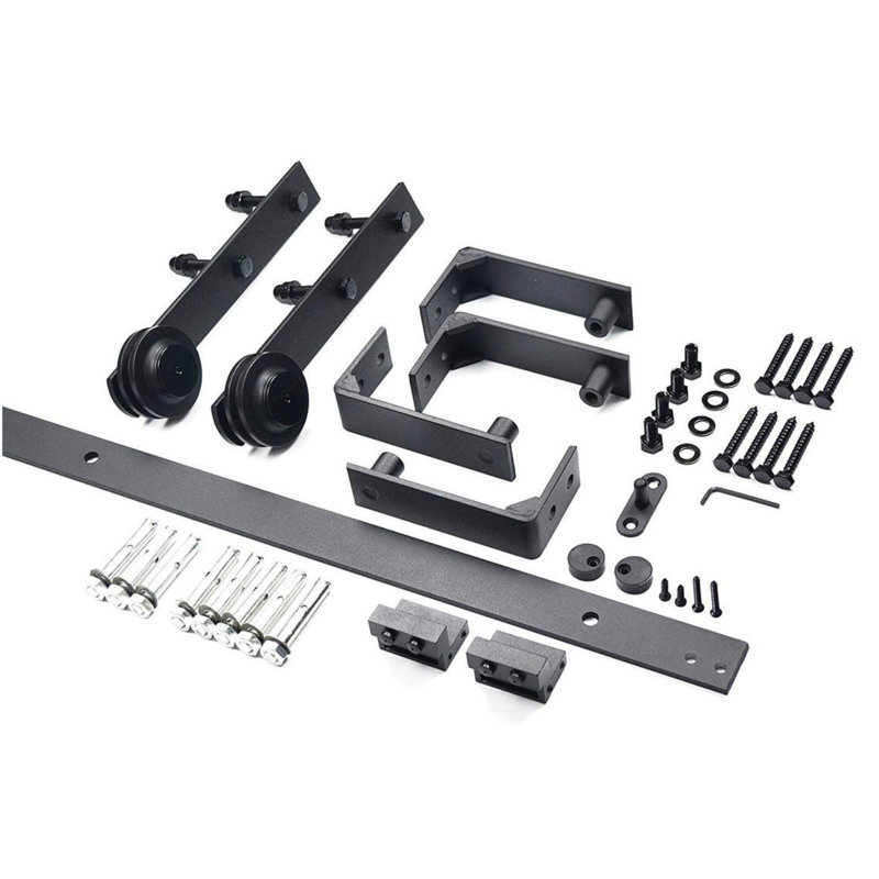 Ensemble de quincaillerie standard pour porte de grange simple, 120 po