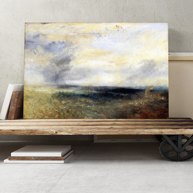 Margate from the Sea' by J.M.W. Turner Painting Print on Canvas, 70cm H x 100cm W