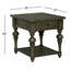 Table de bout Aisja avec tiroir et rangement