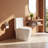 1.1/1.6 GPF Dual-Flush Elongated One-Piece Toilet with 16.14" Comfort Seat Height, Ceramic Glazed Surface(Soft Close Seat Included)-121601286