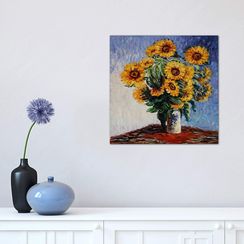 Claude Monet - Wrapped Canvas Print, 45.72 cm H x 45.72 cm W x 1.91 cm D