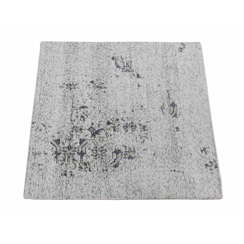 Tapis ivoire 100% soie noué à la main 2 pi 2 po x 2 pi 2 po 0B663423C66F461B80C8AFB1B88AC0BB