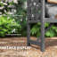 Outsunny Garden Bench Arch Pergola Seat for Vines/Climbing Plants Grey