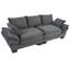 Causeuse avec 2 coussins décoratifs-910110419