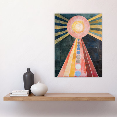 Hilma Af Klint Inspired Abstract Geometric Wall Art Print