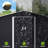 Metal Storage Tool Shed Outdoor Storage Shed With Sliding Doors and Vents-100042216-100042219